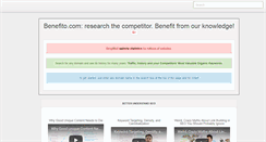Desktop Screenshot of benefito.com